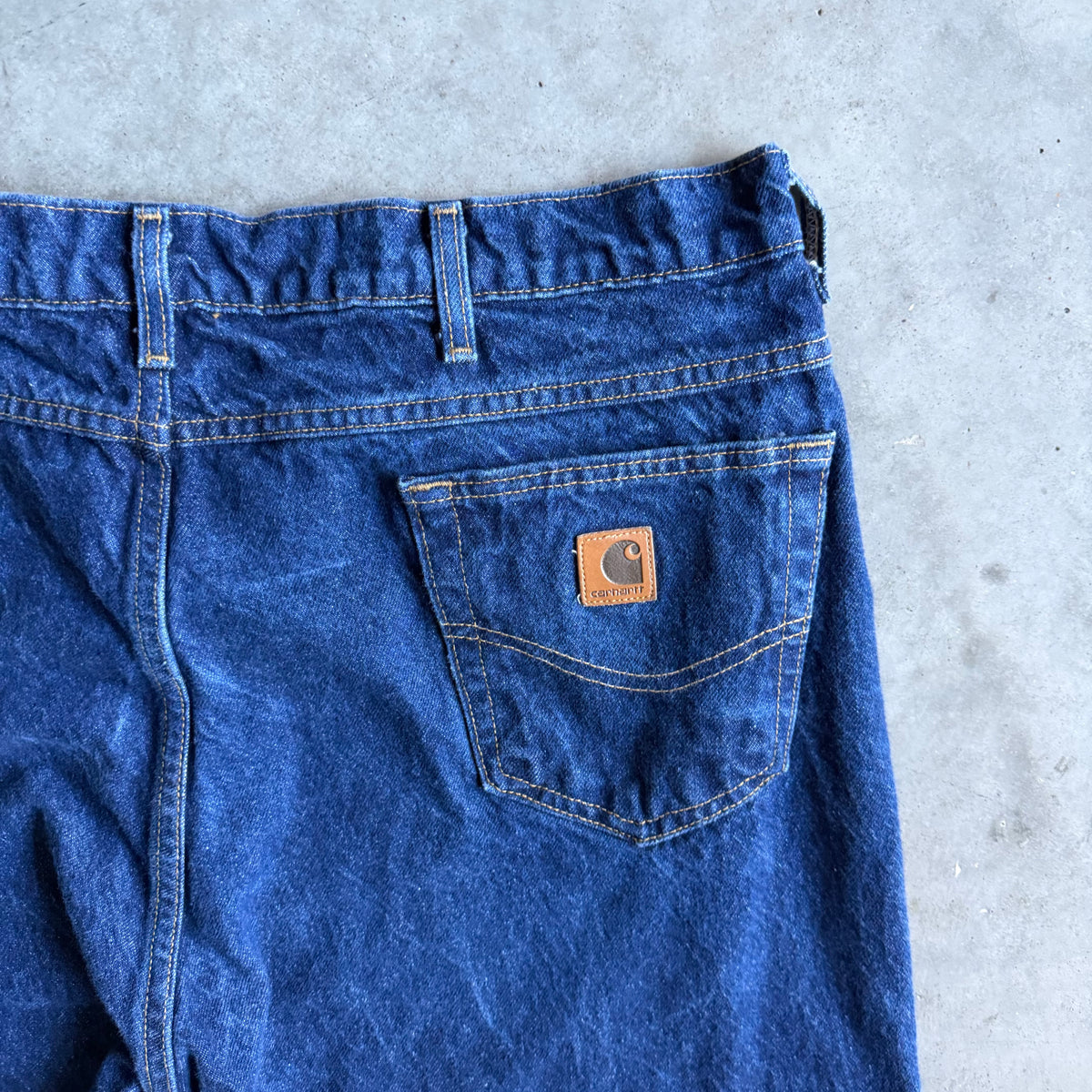 Y2K Carhartt B18 PRW Baggy Dark Indigo Jeans