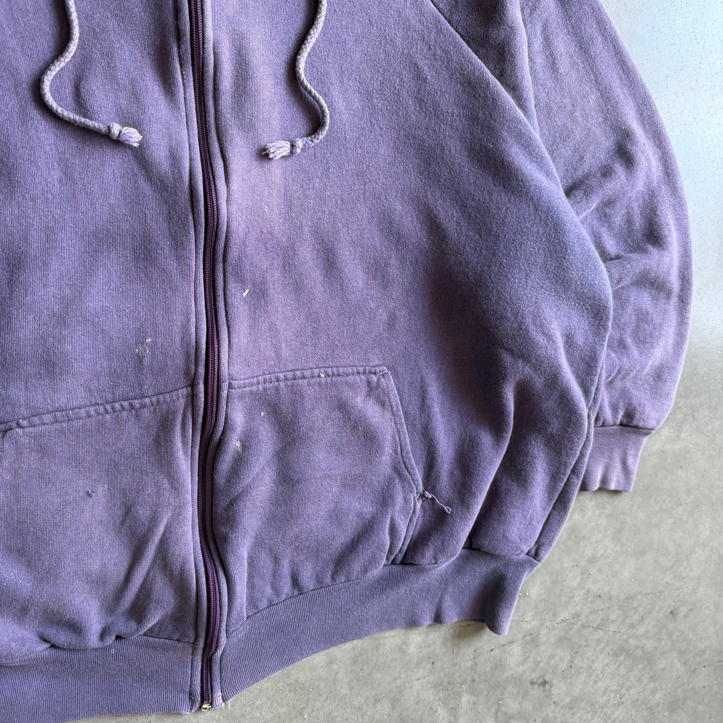Vintage 80’s Northwest Purple Thermal Lined Zip-Up Hoodie