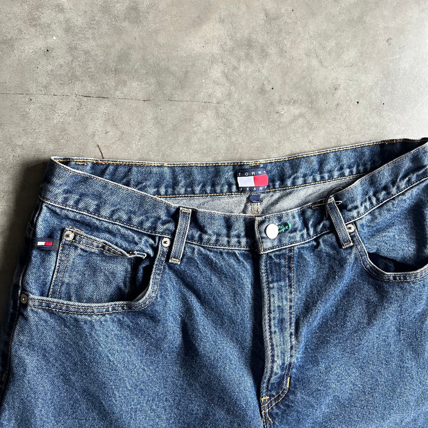 Y2K Tommy Hilfiger Dark Wash Baggy “Freedom” Jeans