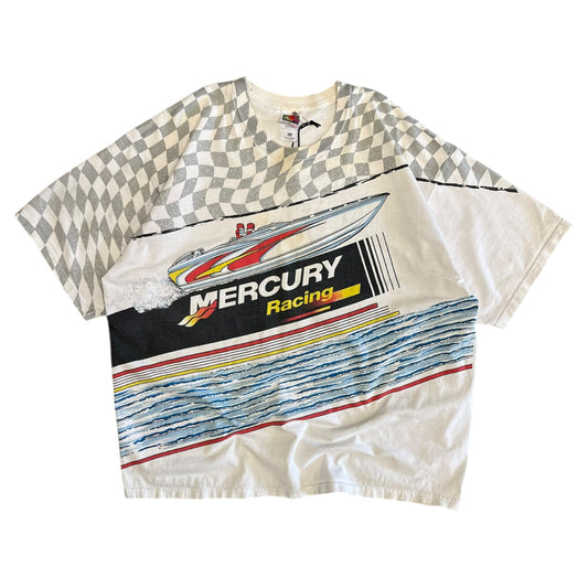 Vintage Mercury Speedboat Racing AOP Tee