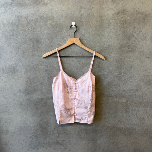 Women’s Vintage Pink Floral Camisole