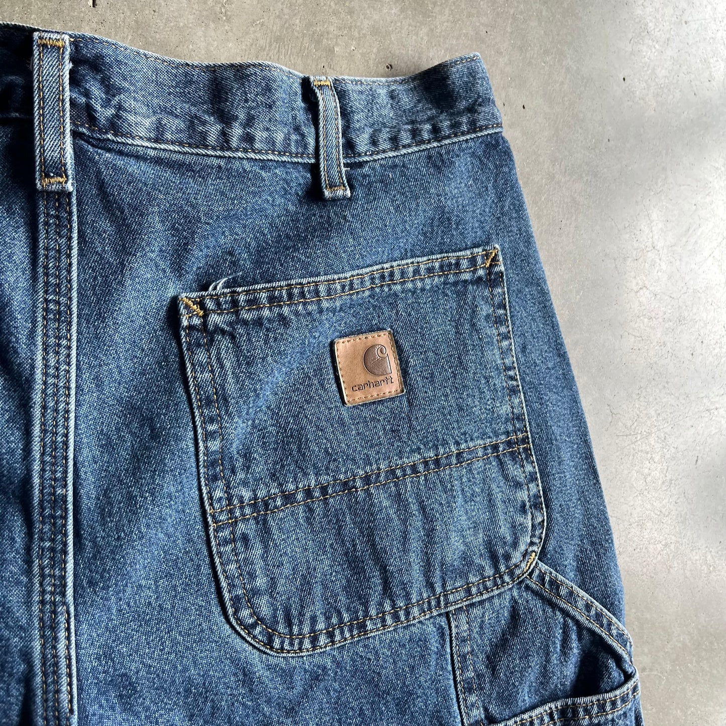 Carhartt B28 DPS Indigo Carpenter Jorts