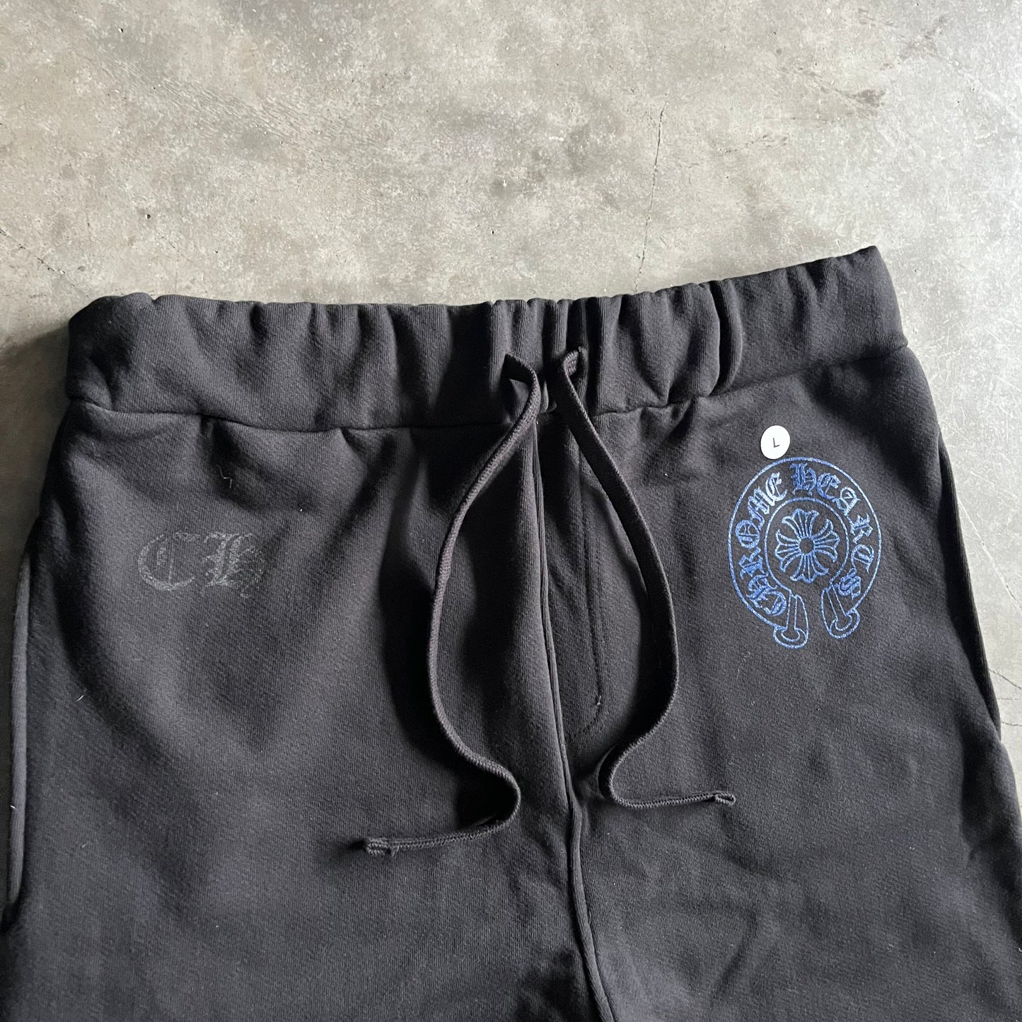 Chrome Hearts Blue Spellout Sweatpants