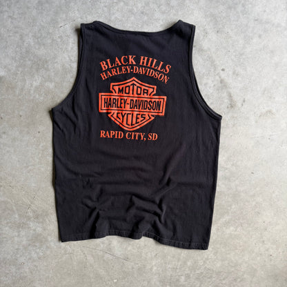 Y2K Harley Davidson Spell-Out Seal Sleeveless Tee