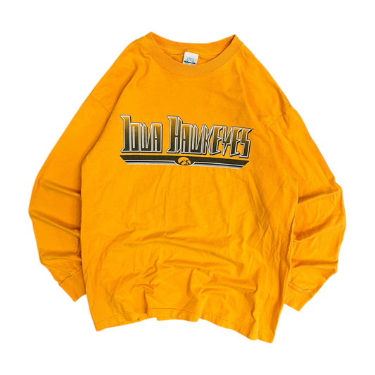 Y2K Iowa Hawkeyes Metal Font Longsleeve