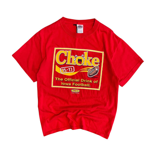 Y2K Choke ‘The Official Drink Of Iowa Football’ ISU Tee