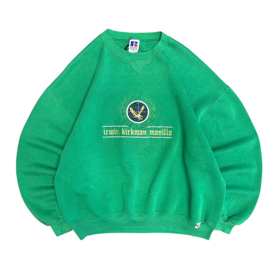 Vintage Kelly Green Irwin Kirkman Manilla Sweatshirt