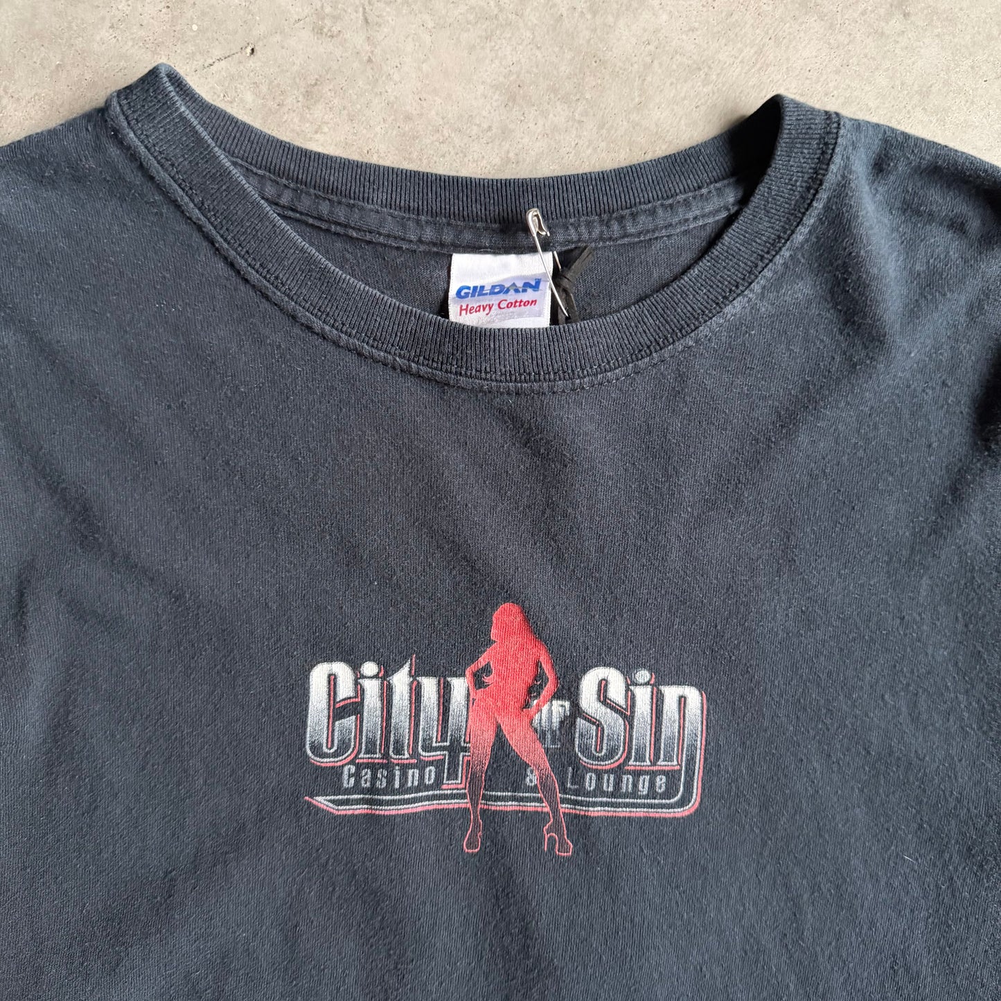 Vintage City Of Sin Casino Lewd Server Tee