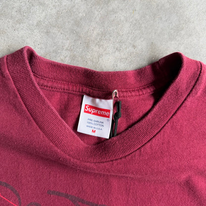 Supreme FW18 “System” Tee - Burgundy