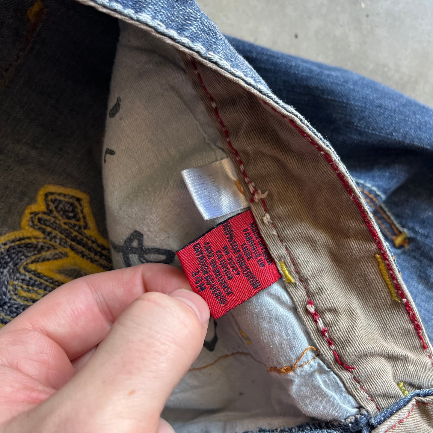 Vintage Marithe Francois Girbaud Kanji Graffiti Baggy Jeans