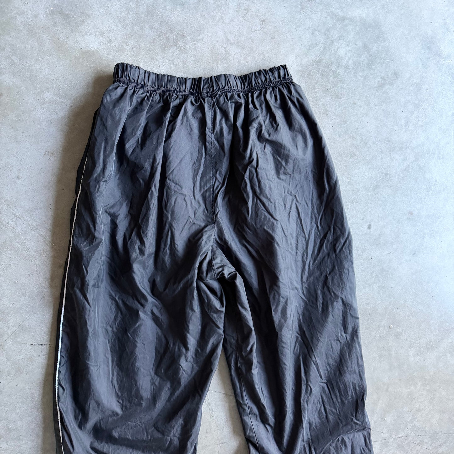 Vintage Nike Lined Black Nylon Track Pants