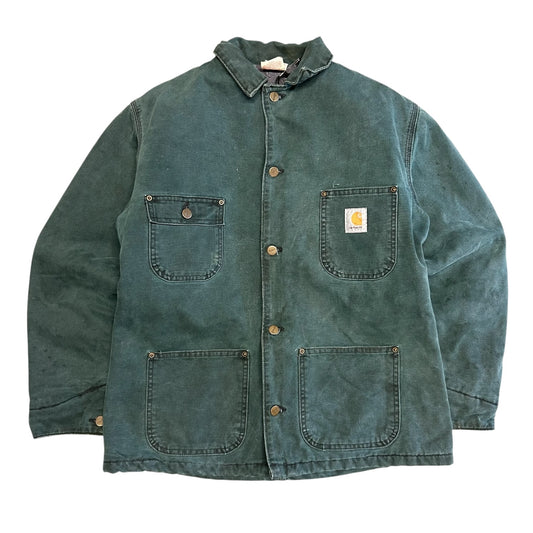 Carhartt ‘CB143’ Hunter Green Chore Coat