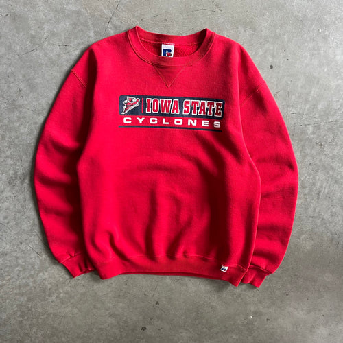 Vintage Russell Iowa State Cyclones Cynado Red & Blue Sweatshirt