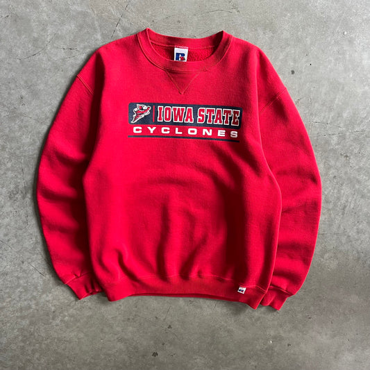 Vintage Russell Iowa State Cyclones Cynado Red & Blue Sweatshirt
