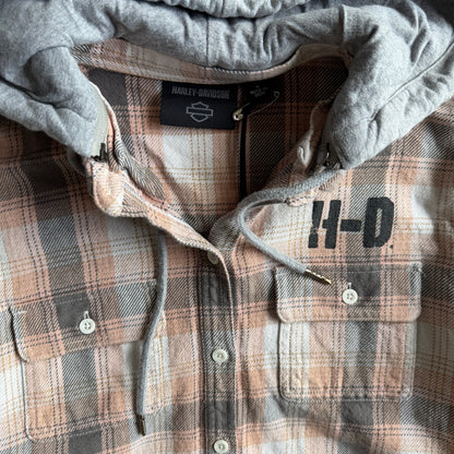 Harley Davidson Flannel Hoodie