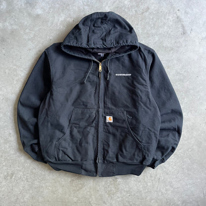 Y2K Carhartt J131 BLK Hussman Embroidered Jacket