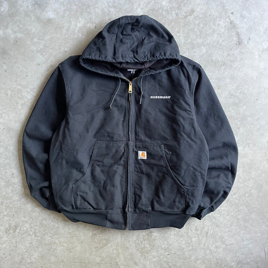 Y2K Carhartt J131 BLK Hussman Embroidered Jacket