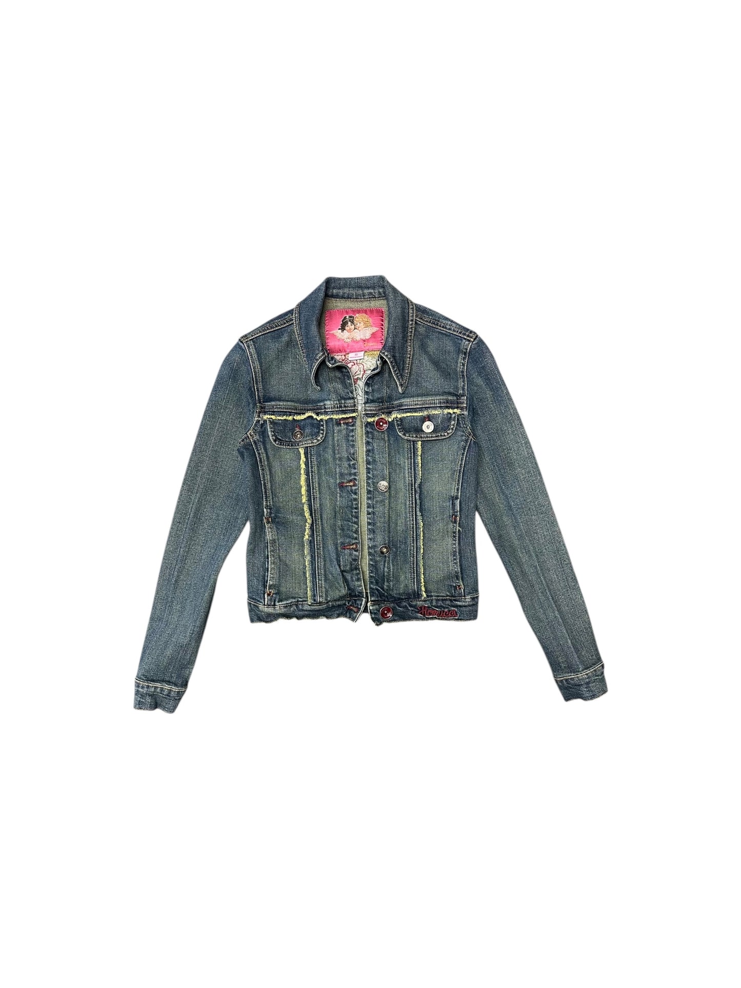 Women’s Y2K Fioucci Embroidered Jean Jacket
