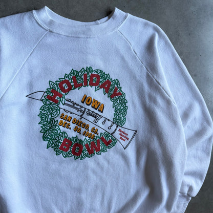 Vintage 1986 Iowa Hawkeyes Holiday Bowl Raglan Sweatshirt