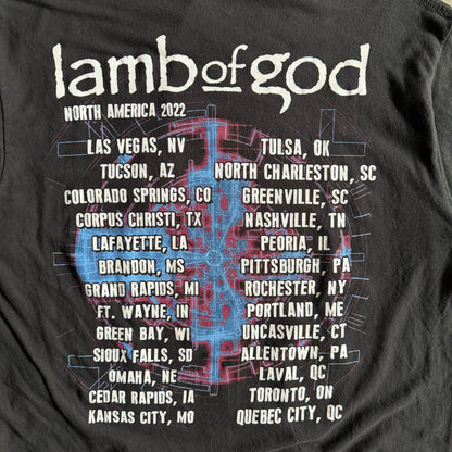 Lamb Of God 2022 North America Concert Tour Tee