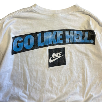 Vintage Nike ‘Go Like Hell’ White Tee