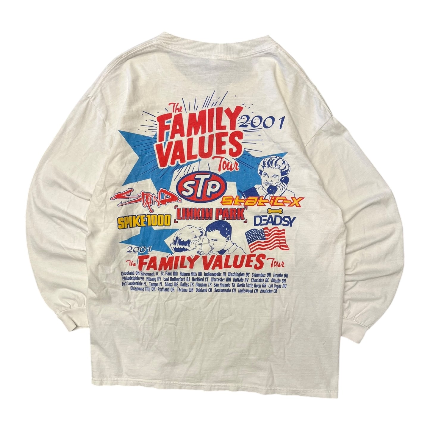 Vintage 2001 Family Values Tour L/S Tee
