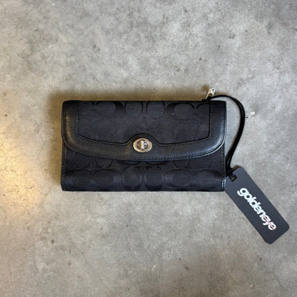 Coach Y2K Monogram Turnlock Wallet