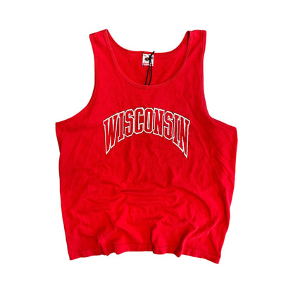 Vintage Wisconsin Red Tank Top