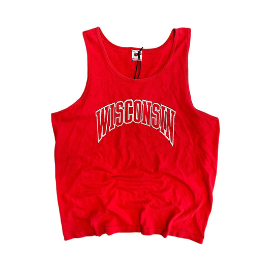 Vintage Wisconsin Red Tank Top