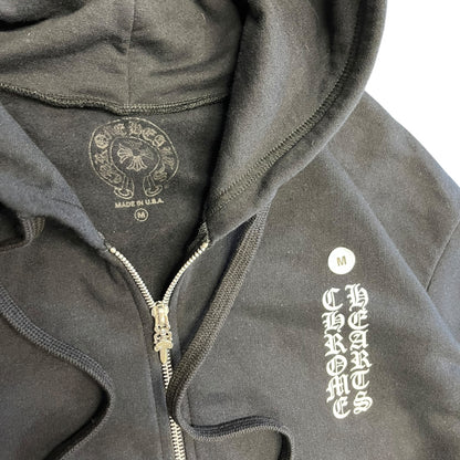 Chrome Hearts Spell Out Dagger Zip Sweatshirt