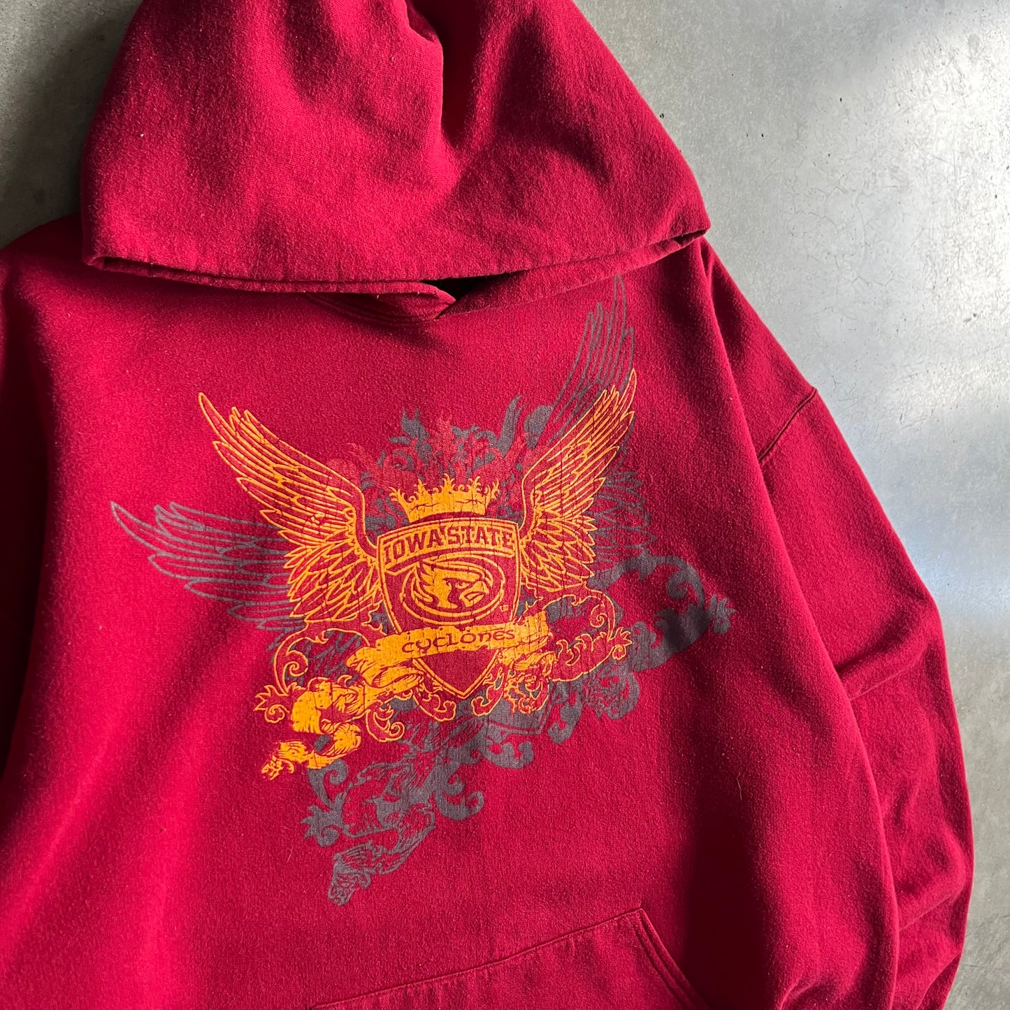 Y2K Iowa State Cyclones Winged Shield Hoodie