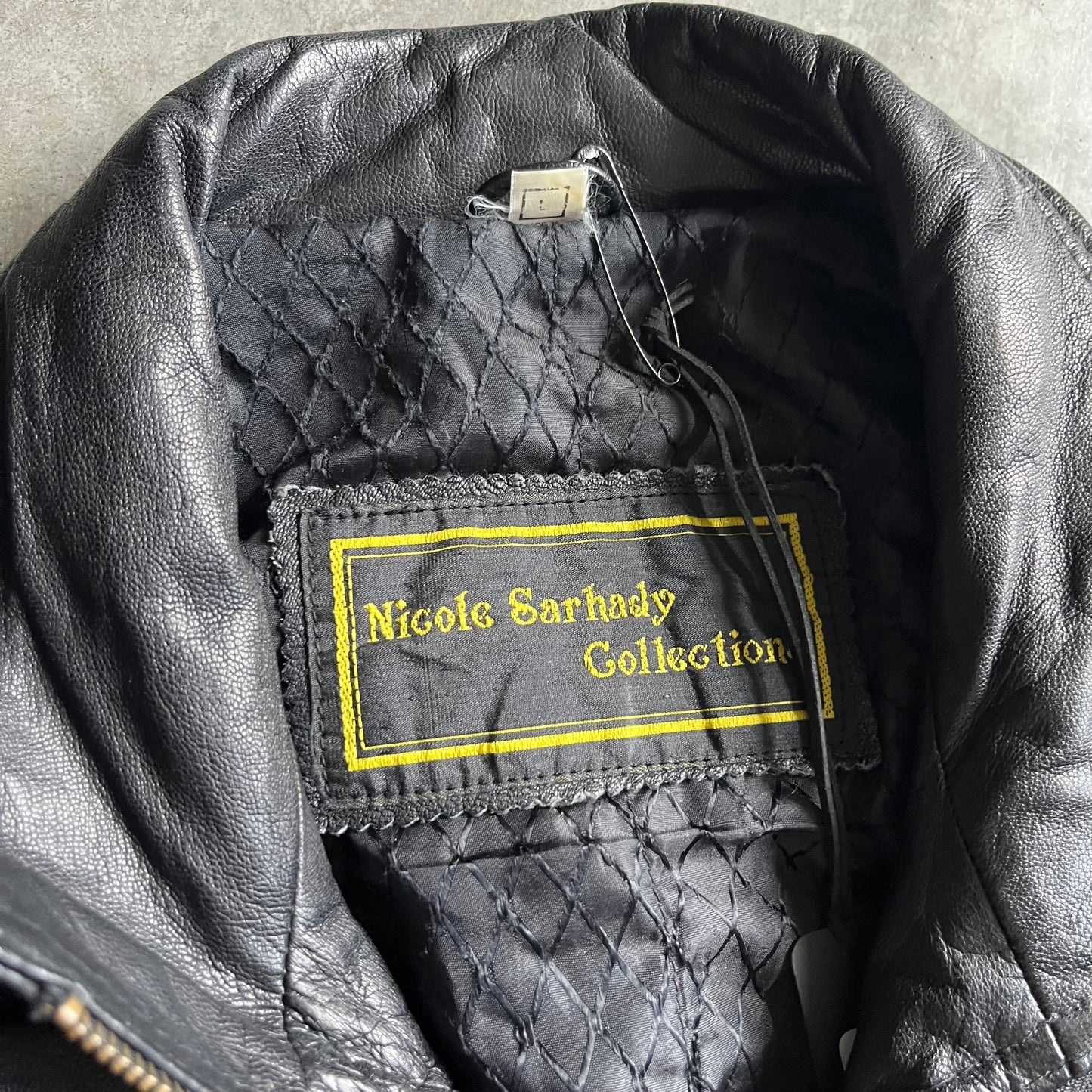 Nicole Saturday Black Leather Bomber Jacket