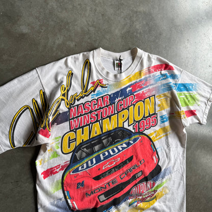 Vintage Jeff Gordon ‘95 Winston Cup Champ AOP Tee