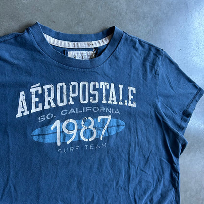 Y2K Aeropostale So Cal 1987 Surf Team Blue Tee