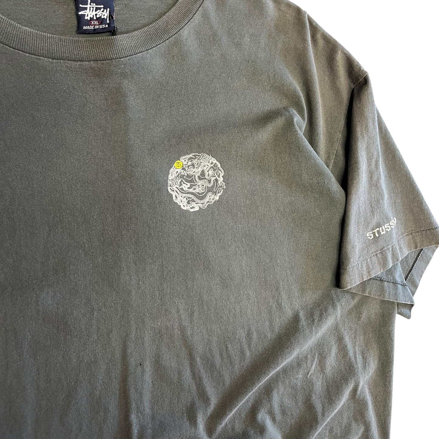 Vintage Stussy Circle Dragon Tee