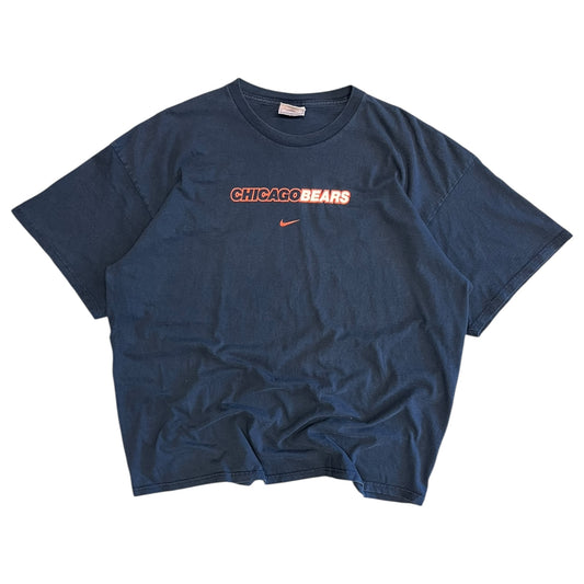 Vintage Chicago Bears Navy Nike Center Swoosh Tee