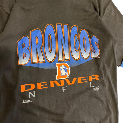 Y2K Denver Broncos Spell Out Double Layer Tee