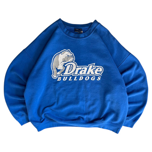 Y2K Drake Bulldogs Spell Out Logo Sweatshirt