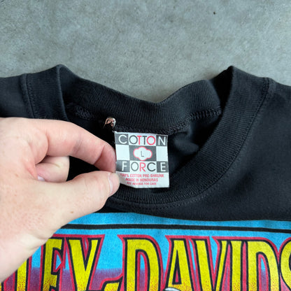 Vintage Jamaica Harley Davidson V-Twin Engine ‘Irie Power’ Tee