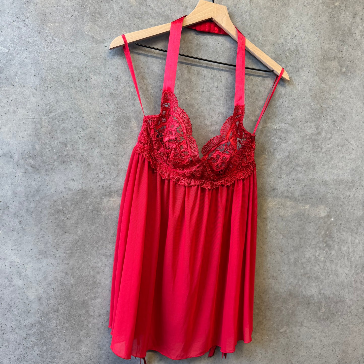 Women’s Y2K Dreamgirl Red Lace Slip