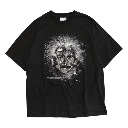 Vintage Albert Einstein Space Face & Quote Tee