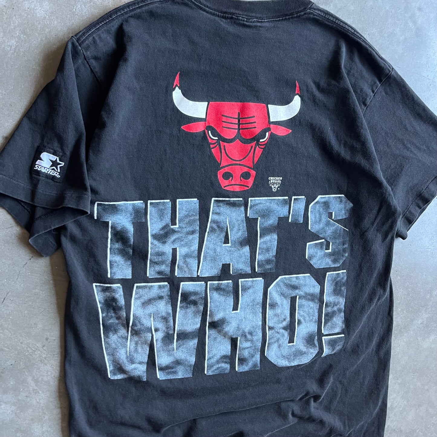 Vintage Starter Chicago Bulls Smoke Clears Tee