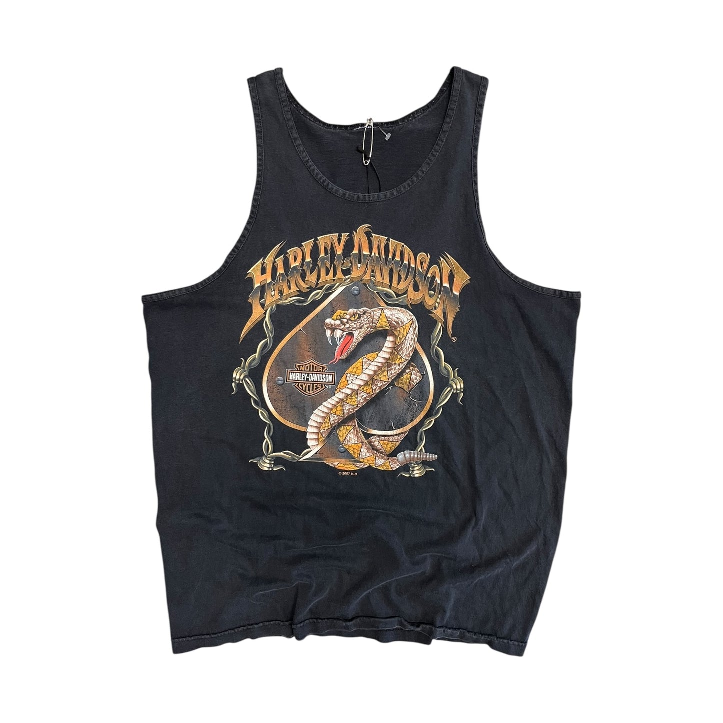 Y2K Harley Davidson Snake Tank Top