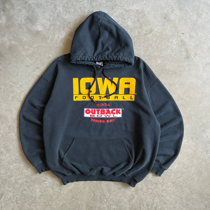 Vintage Iowa Hawkeyes ‘04 Outback Bowl Hoodie