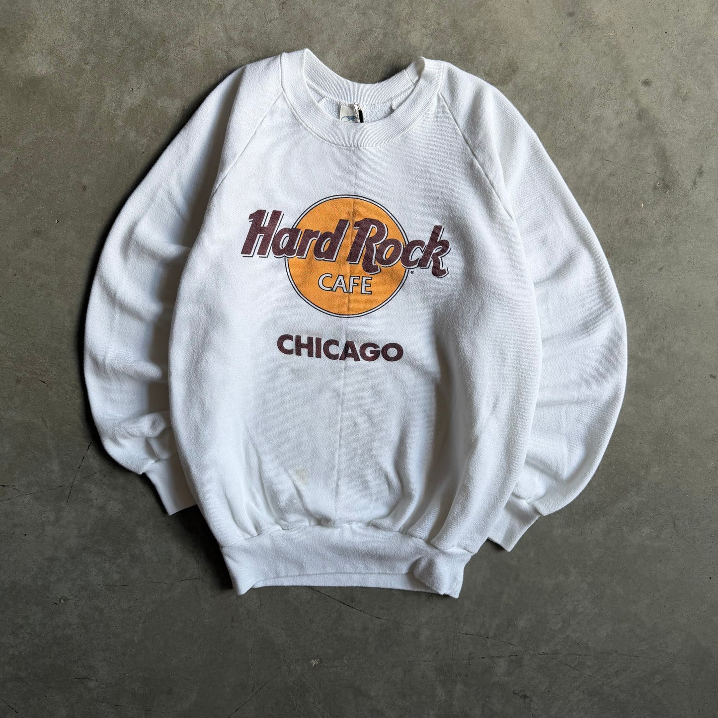 Vintage Chicago Hard Rock Cafe Raglan Cut Sweatshirt