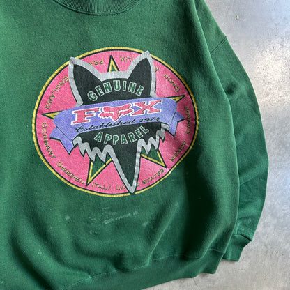 Vintage Fox Genuine Apparel Forest Green Sweatshirt