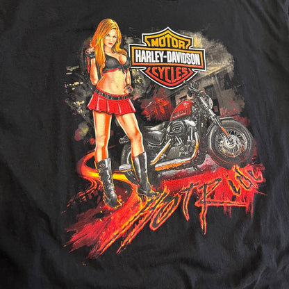 Y2K Big Barn Harley Davidson “Hot Ride” Tee