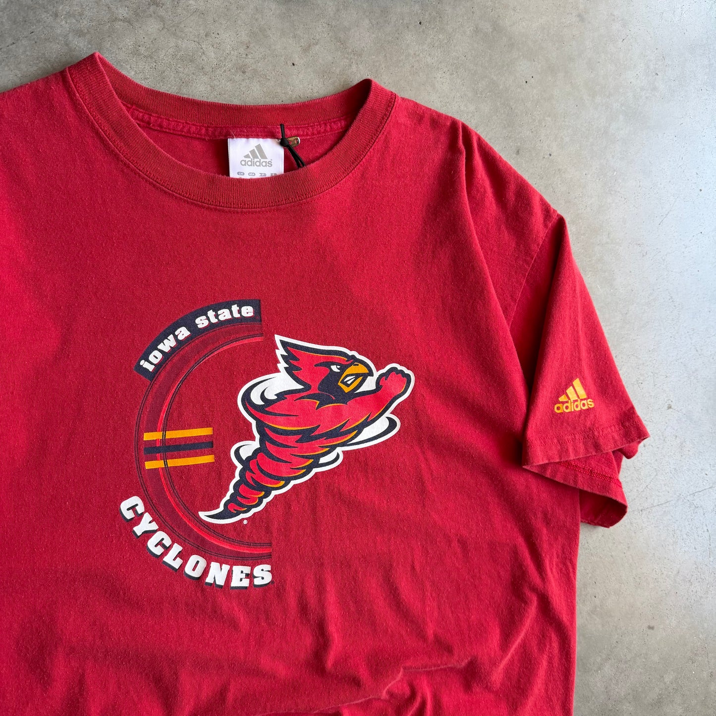 Vintage Adidas Iowa State Cyclones Big Cy & Spell-Out Tee