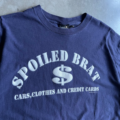 Y2K Spoiled Brat Arch Spell-Out & Slogan Tee
