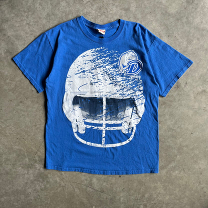 Y2K Drake University Bulldogs Big Helmet Logo Tee